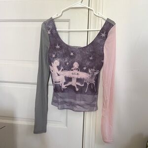 Sixth Dimension Sunday Mesh Top